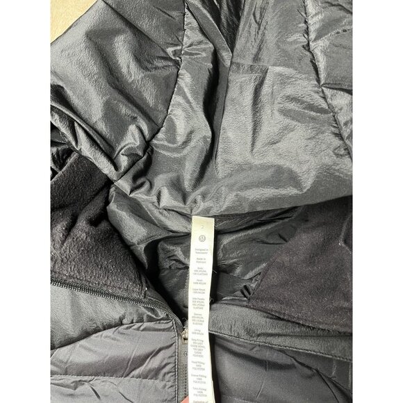 Lululemon Down for It All Jacket Black Size 2 - Picture 5 of 7